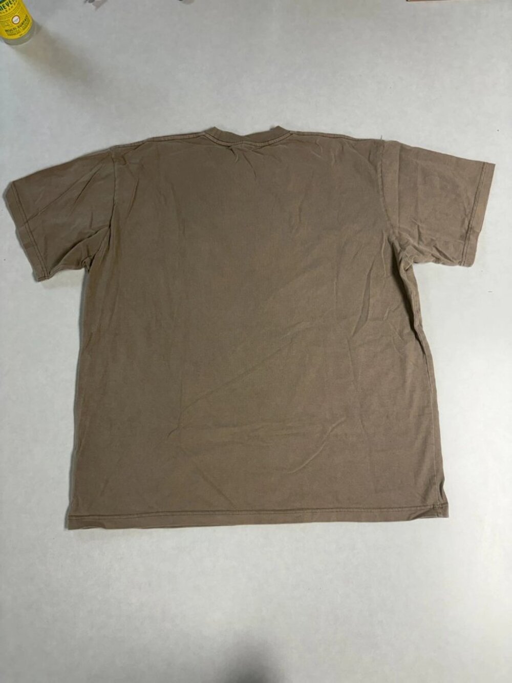 Patta Mens Embroidered Script Logo Basic Pocket T-Shirt Brown Size XXL - Picture 5 of 5